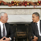 Former Secretary of State Colin Powell with President Barack Obama in the Oval Office of the White House Dec. 1, 2010, in Washington, D.C.
Alex Wong/Getty Images